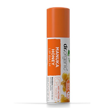Dr Organic Baume à Lèvres au Miel de Manuka 5,7Ml