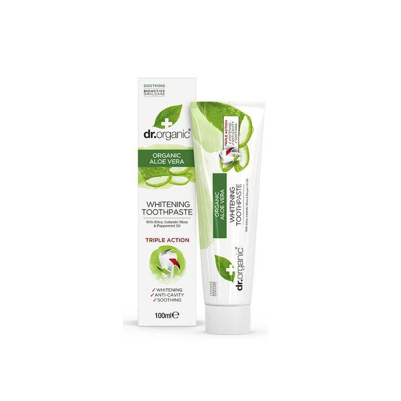 Dr Organic Dentifrice à l’Aloe Vera 100Ml