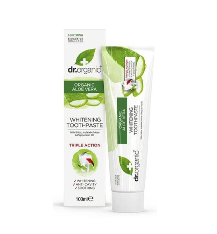 Dr Organic Dentifrice à l’Aloe Vera 100Ml