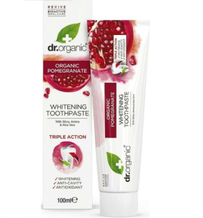 Dr Organic Dentifrice à la Grenade 100Ml
