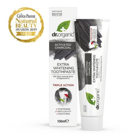 Dr Organic Dentifrice au Charbon 100Ml