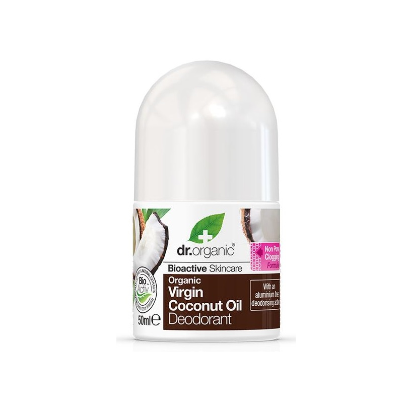 Dr Organic Déodorant à l’Huile de Noix de Coco Vierge 50Ml