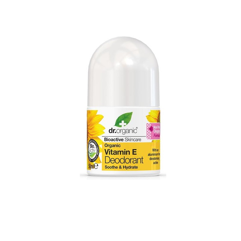 Dr Organic Déodorant à la Vitamine E 50Ml
