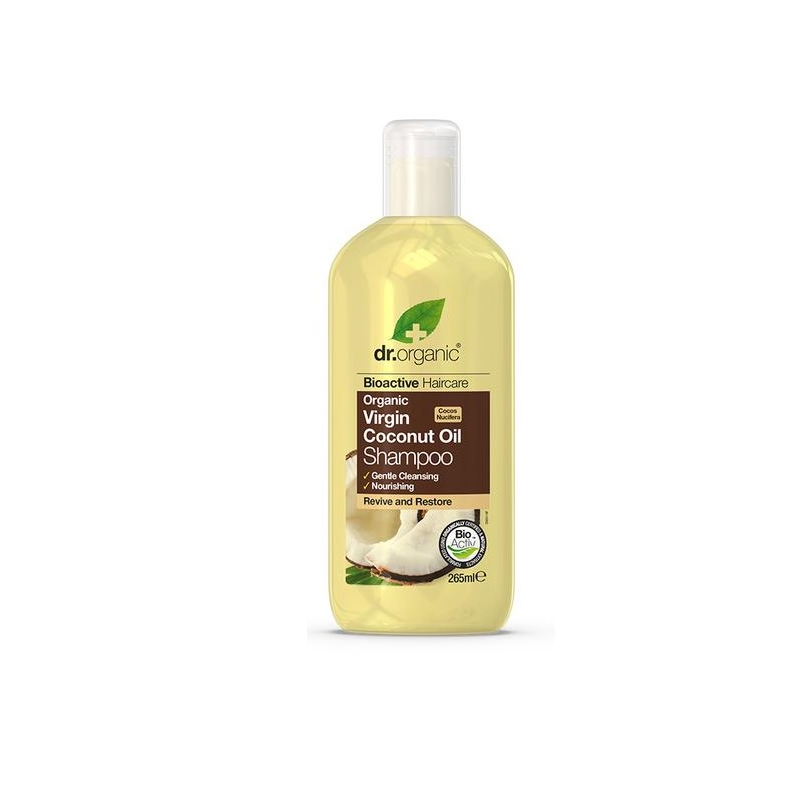 Dr Organic Shampoing à l’Huile de Noix de Coco 265Ml