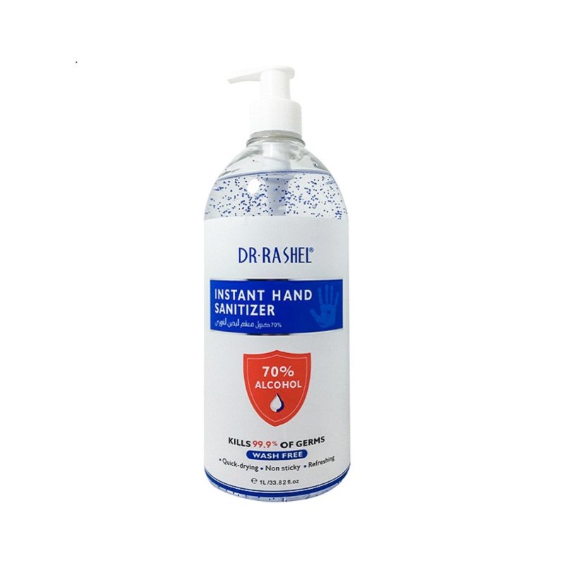 DR RASHEL DESINFECTANT INSTANT HAND SANITIZER Gel 75% ALCOHOL 1L