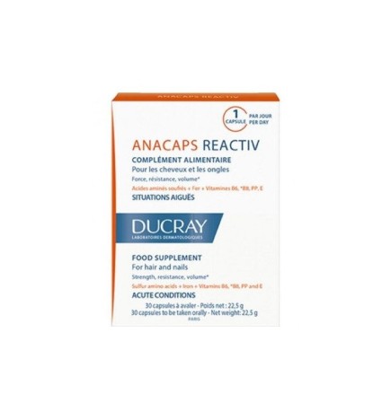 Ducray – Anacaps Reactiv – 30 Capsules