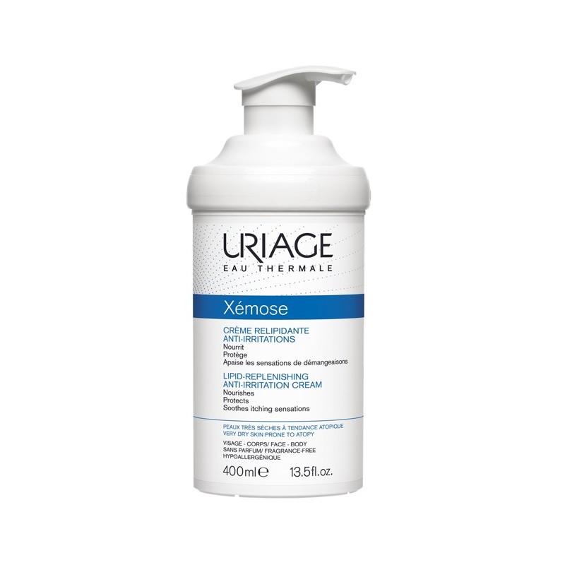 Uriage – Xemose – Crème Relipidante Anti-Irritations – 400 ml