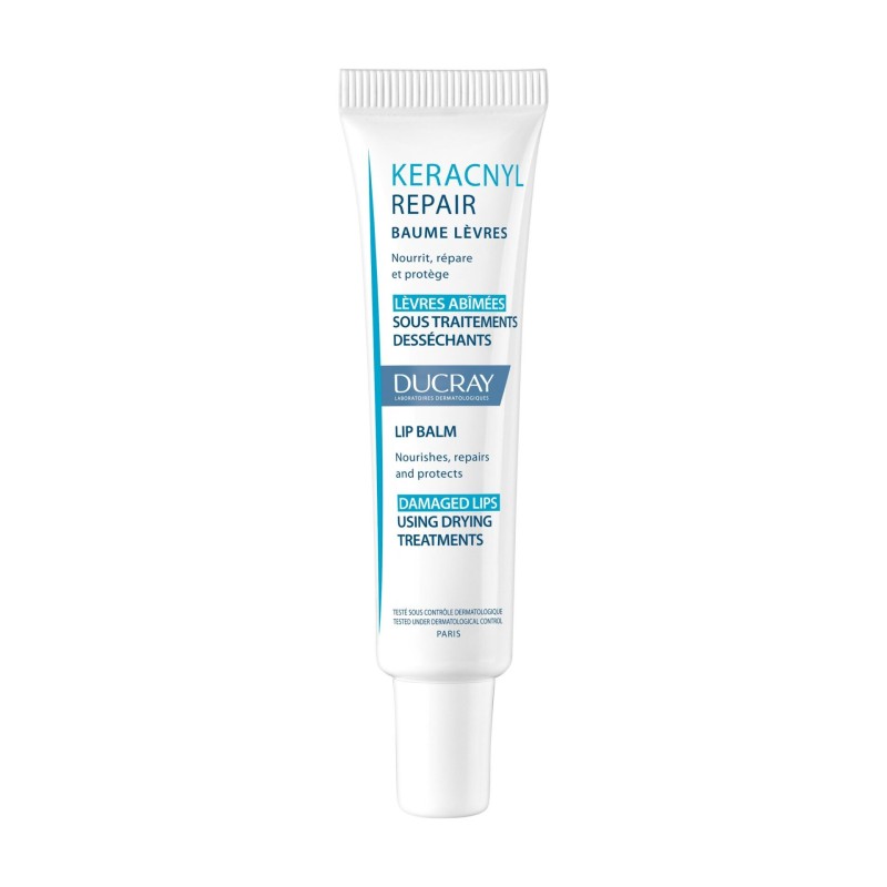 Ducray — Baume réparateur lèvres abîmées par les traitements anti-acnéique oral — Keracnyl Repair 15 ml