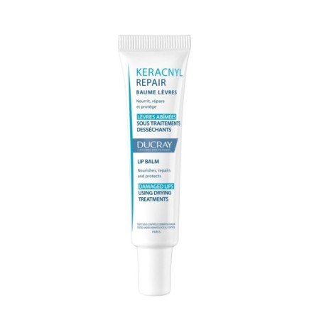 Ducray — Baume réparateur lèvres abîmées par les traitements anti-acnéique oral — Keracnyl Repair 15 ml