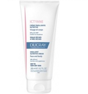 Ducray — Crème Émolliente Nutritive — Crème émolliente — Ictyane 200 ml