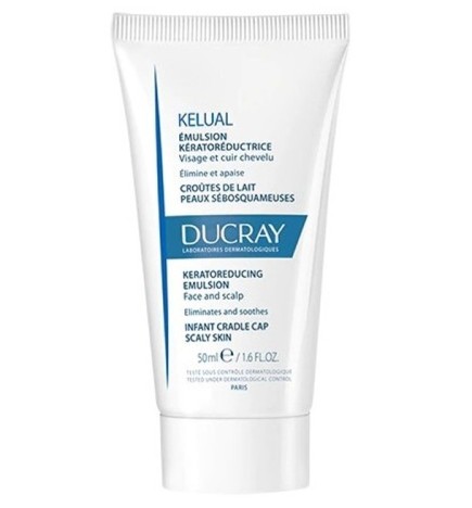 Ducray — Émulsion Kératoréductrice — Crème croûtes de lait — Kelual 50 ml