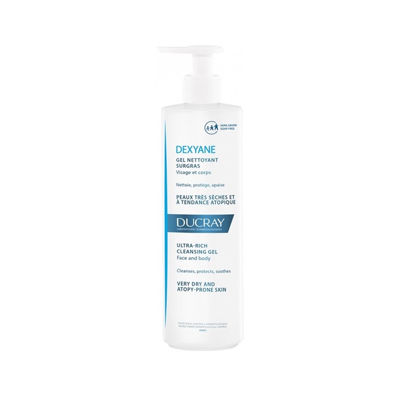 Ducray — Gel Nettoyant Surgras — DEXYANE 400 ml Ducray — Gel Nettoyant Surgras — DEXYANE 400 ml