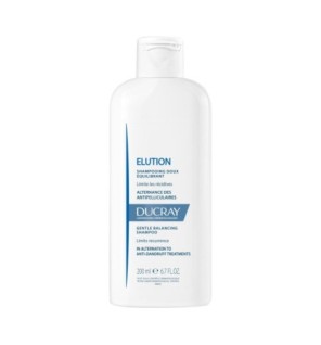 Ducray — Shampooing doux équilibrant — Shampoing doux antipelliculaire — ELUTION 200 ml