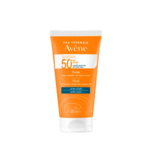 Eau Thermale Avène Solaire Fluide Très Haute Protection – Spf 50+ – 50ml