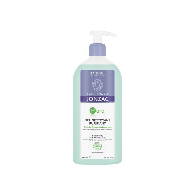 EAU THERMALE JONZAC PURE GEL NETTOYANT PURIFIANT 400 ml