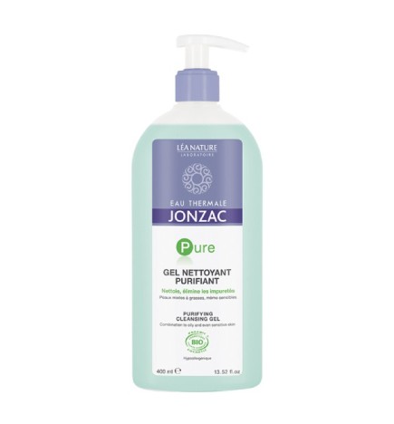 EAU THERMALE JONZAC PURE GEL NETTOYANT PURIFIANT 400 ml