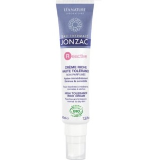 EAU THERMALE JONZAC RÉACTIVE CRÈME RICHE HAUTE TOLÉRANCE 40 ml
