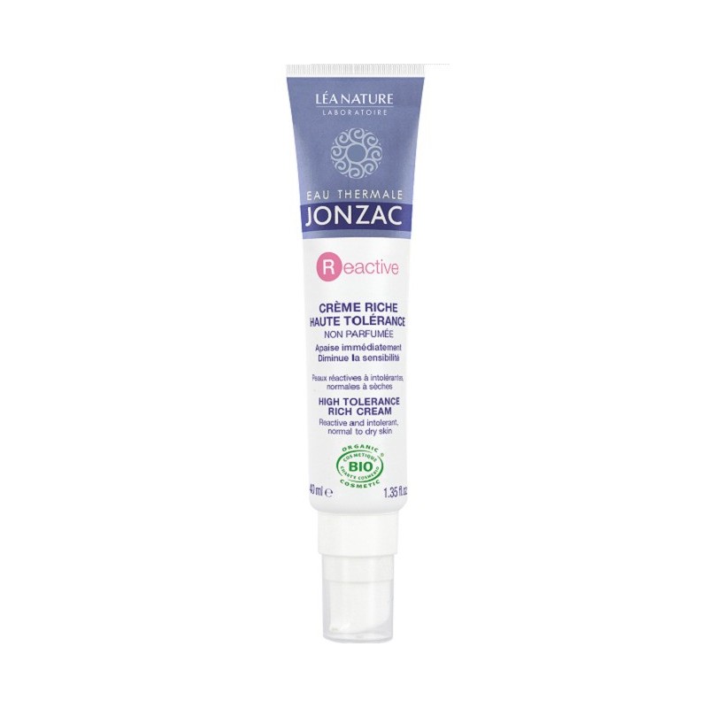 EAU THERMALE JONZAC RÉACTIVE CRÈME RICHE HAUTE TOLÉRANCE 40 ml