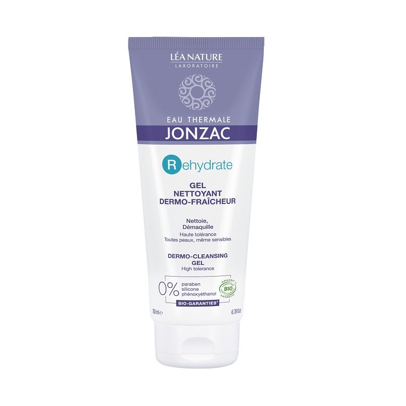 EAU THERMALE JONZAC RÉHYDRATE GEL NETTOYANT DERMO-FRAÎCHEUR 200 ml