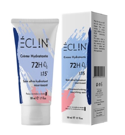 ECLIN CREME HYDRATANTE 72 H SPF 15 PEAU SECHE