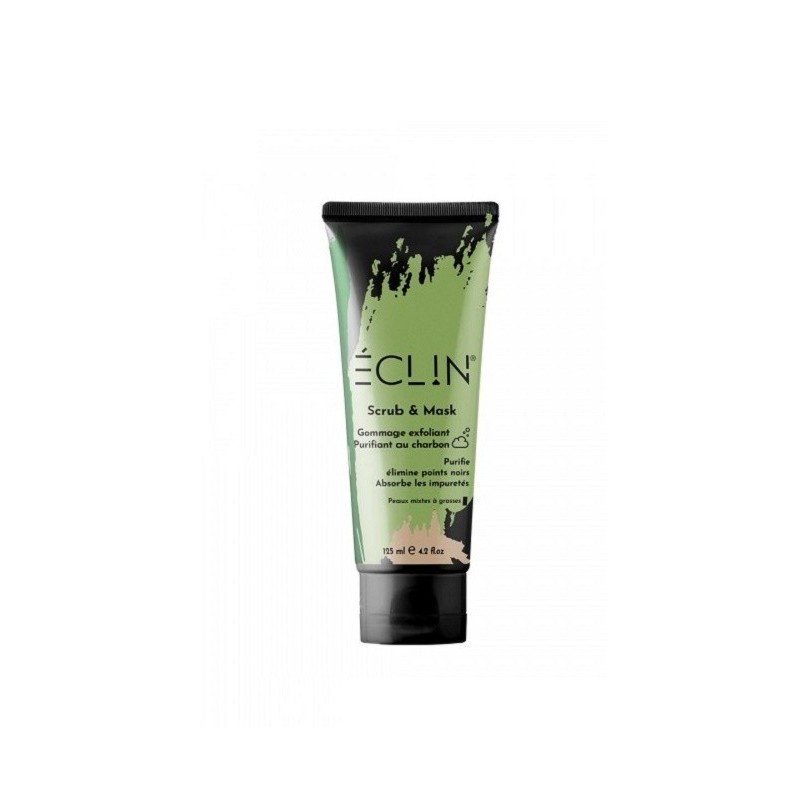 ECLIN SCRUB AND MASK GOMMAGE AU CHARBON ACTIF