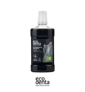 ECODENTA Bain de Bouche Blanchissant au Charbon Actif 500ml