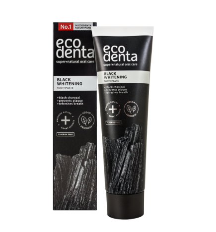 ECODENTA Dentifrice Blanchissant au Charbon Actif 100ml