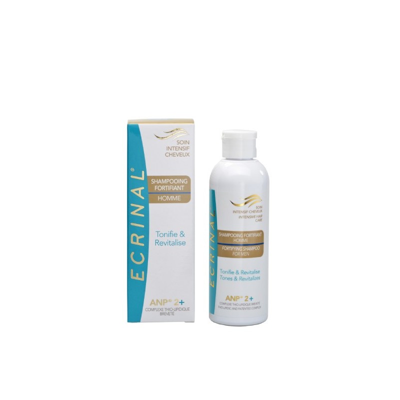Ecrinal – Shampooing Homme Soin intensif cheveux à l’ANP2+ – 200 ml