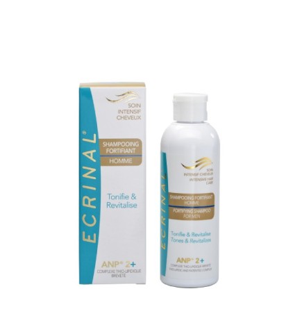 Ecrinal – Shampooing Homme Soin intensif cheveux à l’ANP2+ – 200 ml