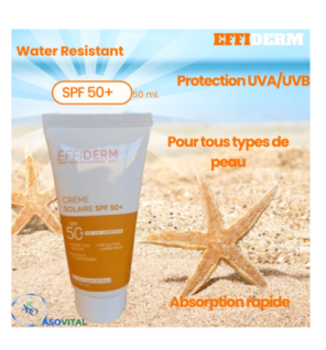 Effiderm Creme Solaire spf50+ 50ml
