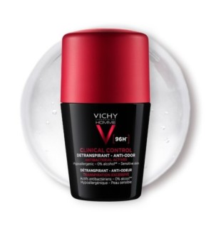 Vichy Homme DÉODORANT CLINICAL CONTROL 96H | Tous types de peau | 50ml