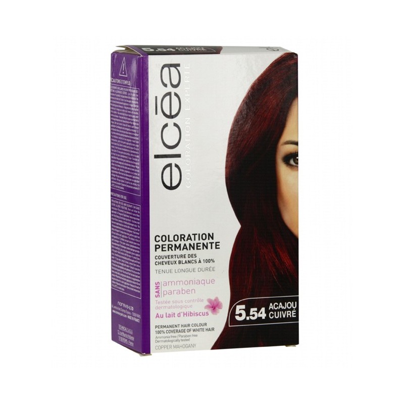 Elcea Coloration acajou cuivre 5.54