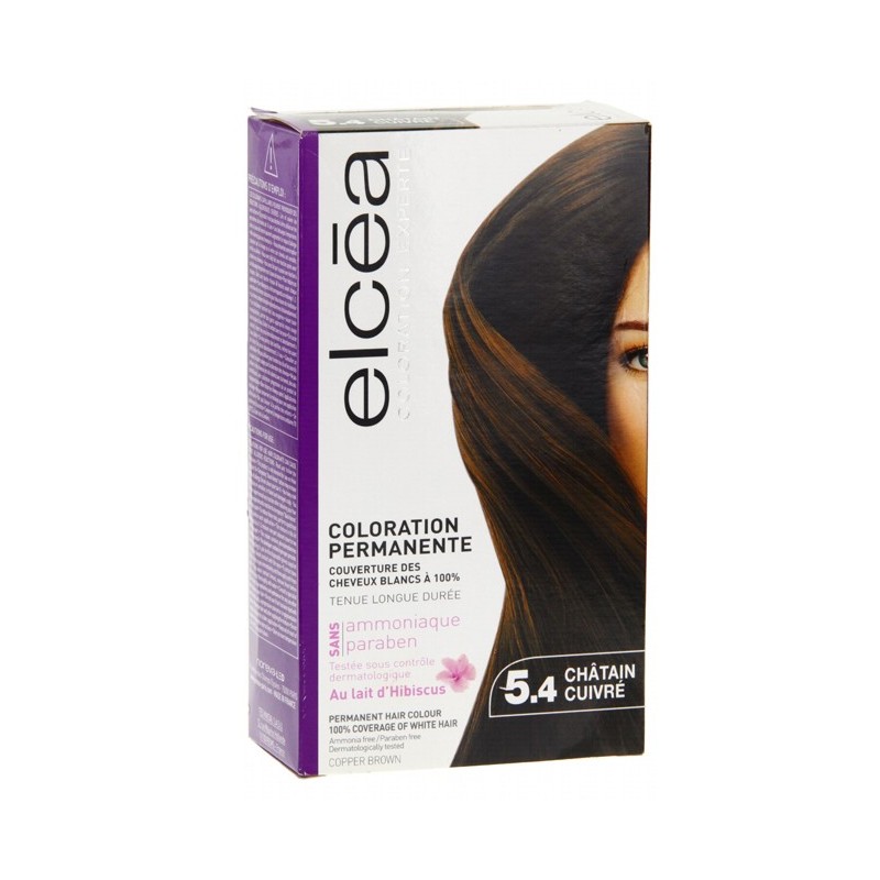Elcea Coloration Experte – Châtain Cuivré 5.4
