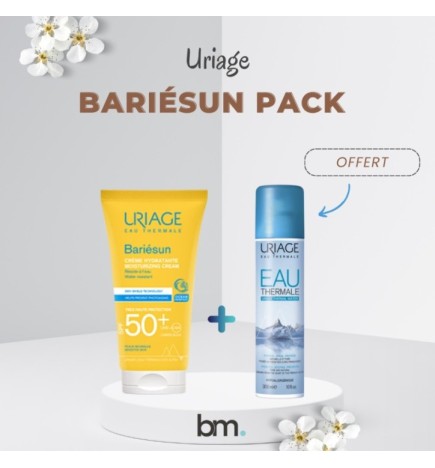Uriage Bariesun Ecran Creme Spf50+ + Eau thermale 50ml OFFERT