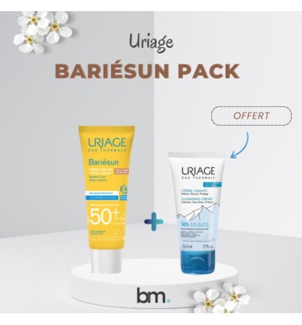 Uriage Bariesun Ecran Teinte Claire + Creme Lavante 50ml OFFERT