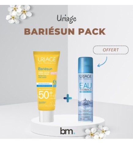 Uriage Bariesun Ecran Teinte Claire + Eau thermale 50ml OFFERT