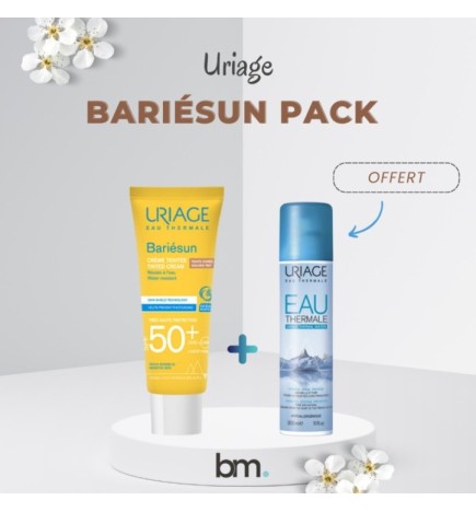 Uriage Bariesun Ecran Teinte doree + Eau thermale 50ml OFFERT
