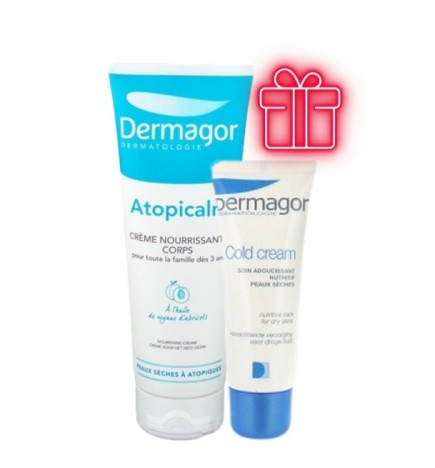 Dermagor Atopicalm Crème Nourissante 250ml + Cold Creme 40ml Offert