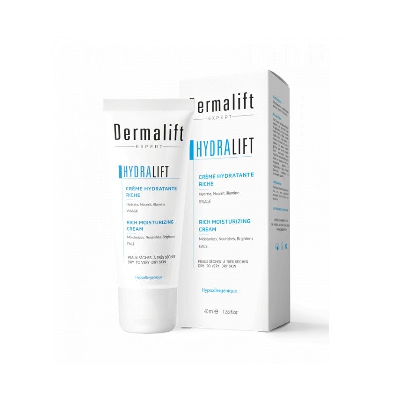 Dermalift hydralift Crème hydratante Peaux sèches à très sèches 40 ml