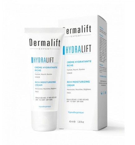 Dermalift hydralift Crème hydratante Peaux sèches à très sèches 40 ml