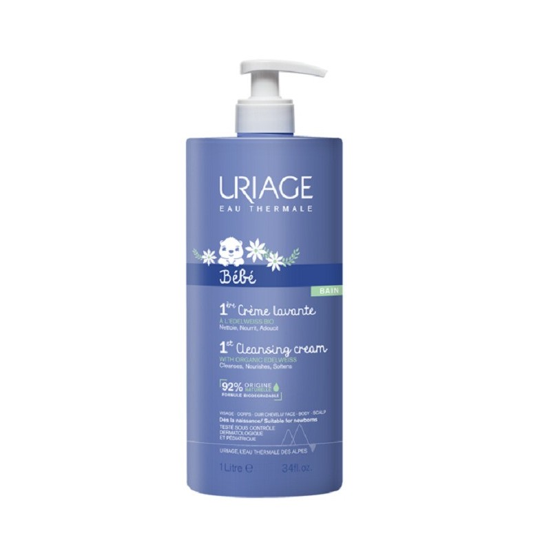 Uriage Bébé – 1ère Crème lavante – 1 L