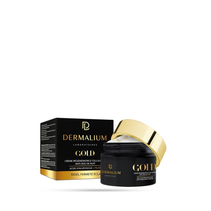 DERMALIUM GOLD CRÈME RÉGÉNÉRATRICE CELLULAIRE ANTI-ÂGE DE NUIT 50ML
