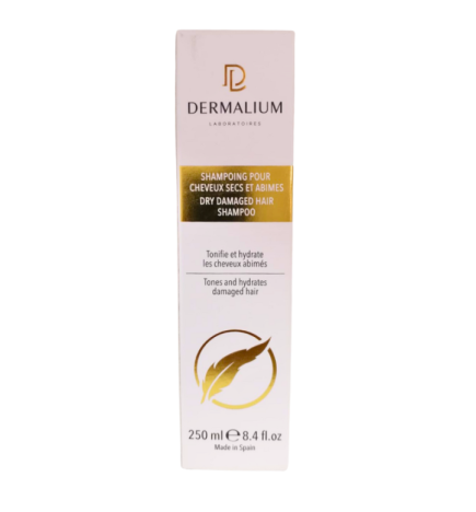 Dermalium Shampoing pour Cheveux Secs & Abimes 250ml