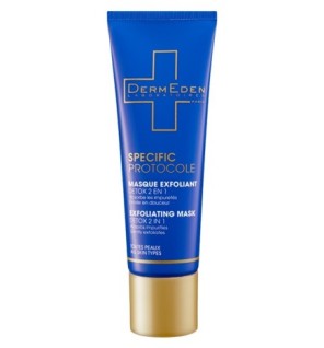 Dermeden Masque Exfoliant Detox 2en1  tube – 50 ml