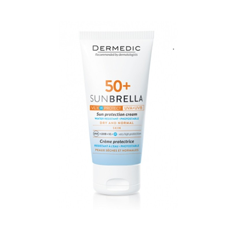 Dermedic Sunbrella Creme Spf50+ Peau seches et Normales 50ml