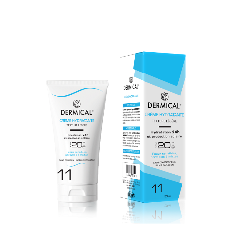 DERMICAL Crème Hydratante SPF20 50ml