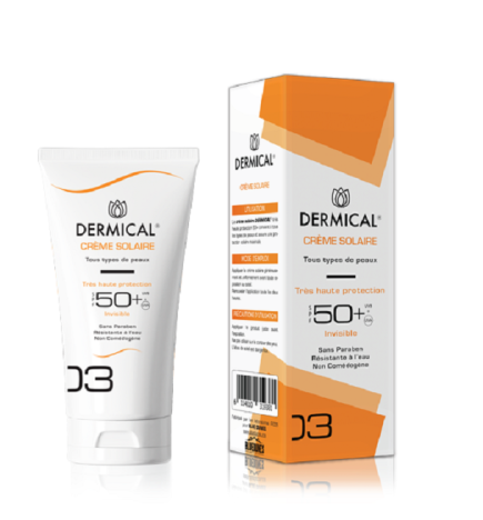 DERMICAL Crème Solaire Spf50+