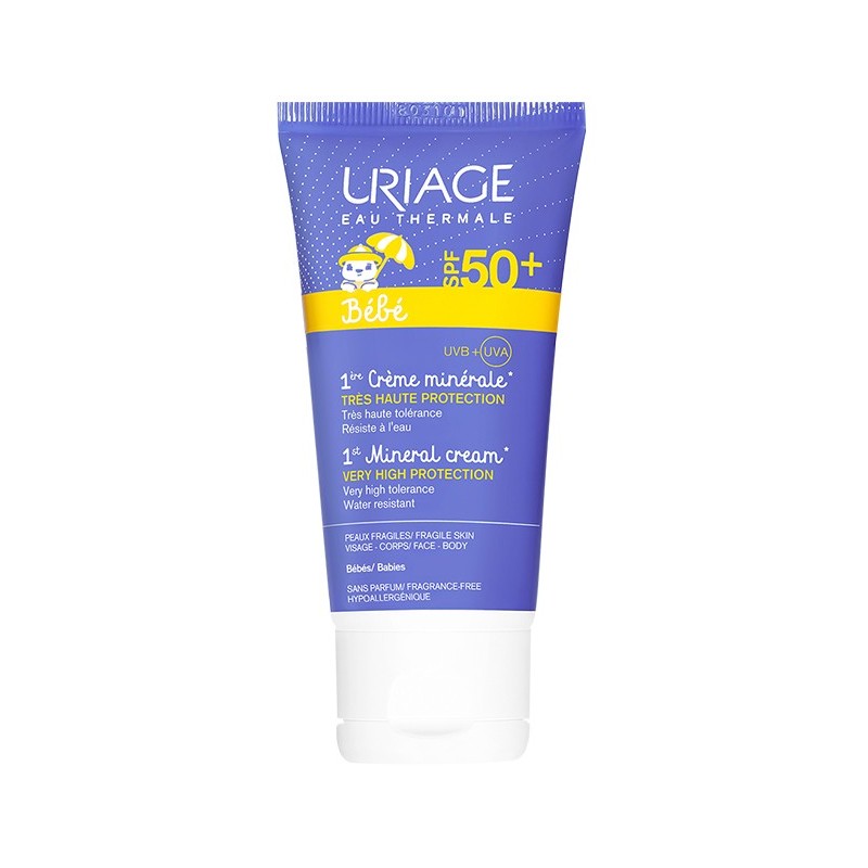 Uriage bébé 1er creme mineral spf50+ 50ml