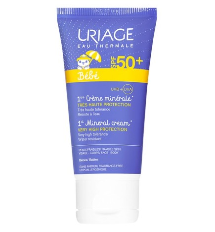 Uriage bébé 1er creme mineral spf50+ 50ml