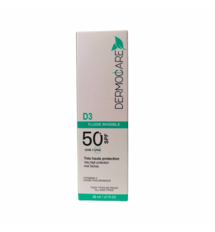 Dermocare Ecran fluide invisible spf50 50ml